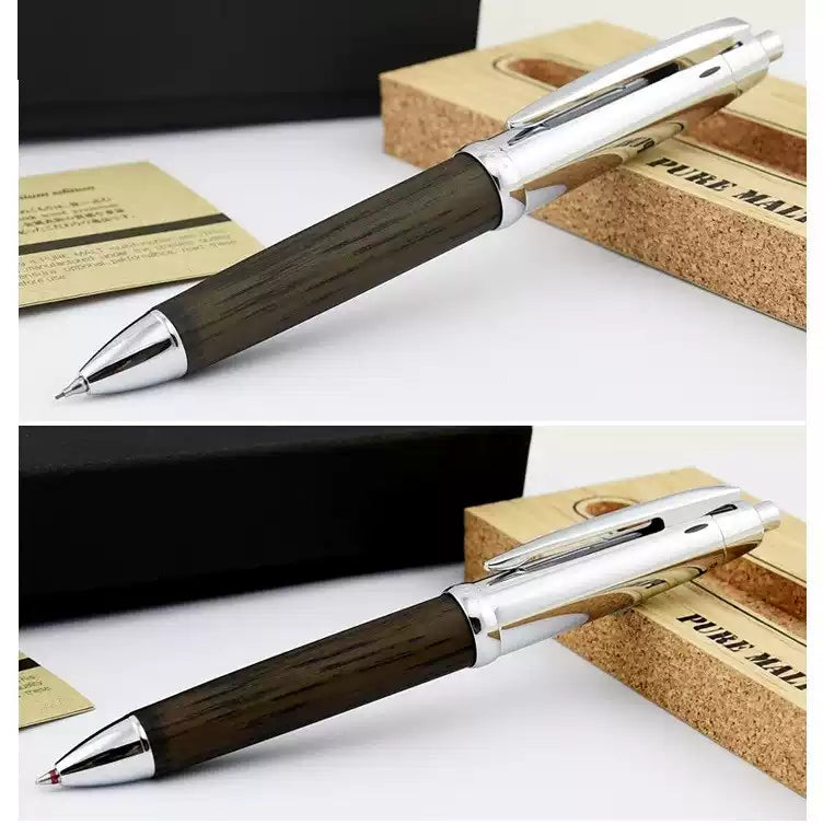 Uni MSE4-5025 Pure Malt Premium 3&1 Multi-Functional Pen,0.7mm