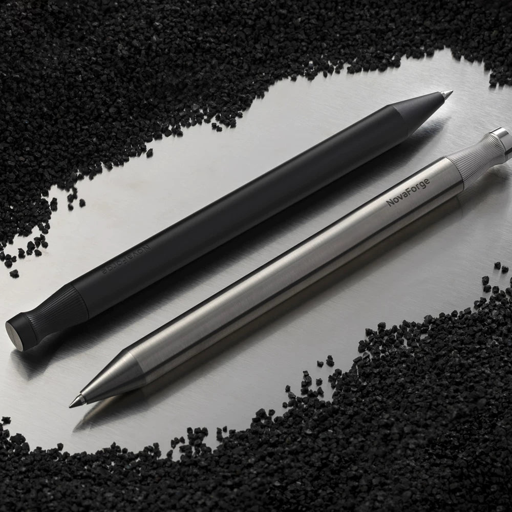 NATAMI Novaforge Luxury Metal Rollerball Pen | 0.5mm Black Ink | Premium Signature Pen