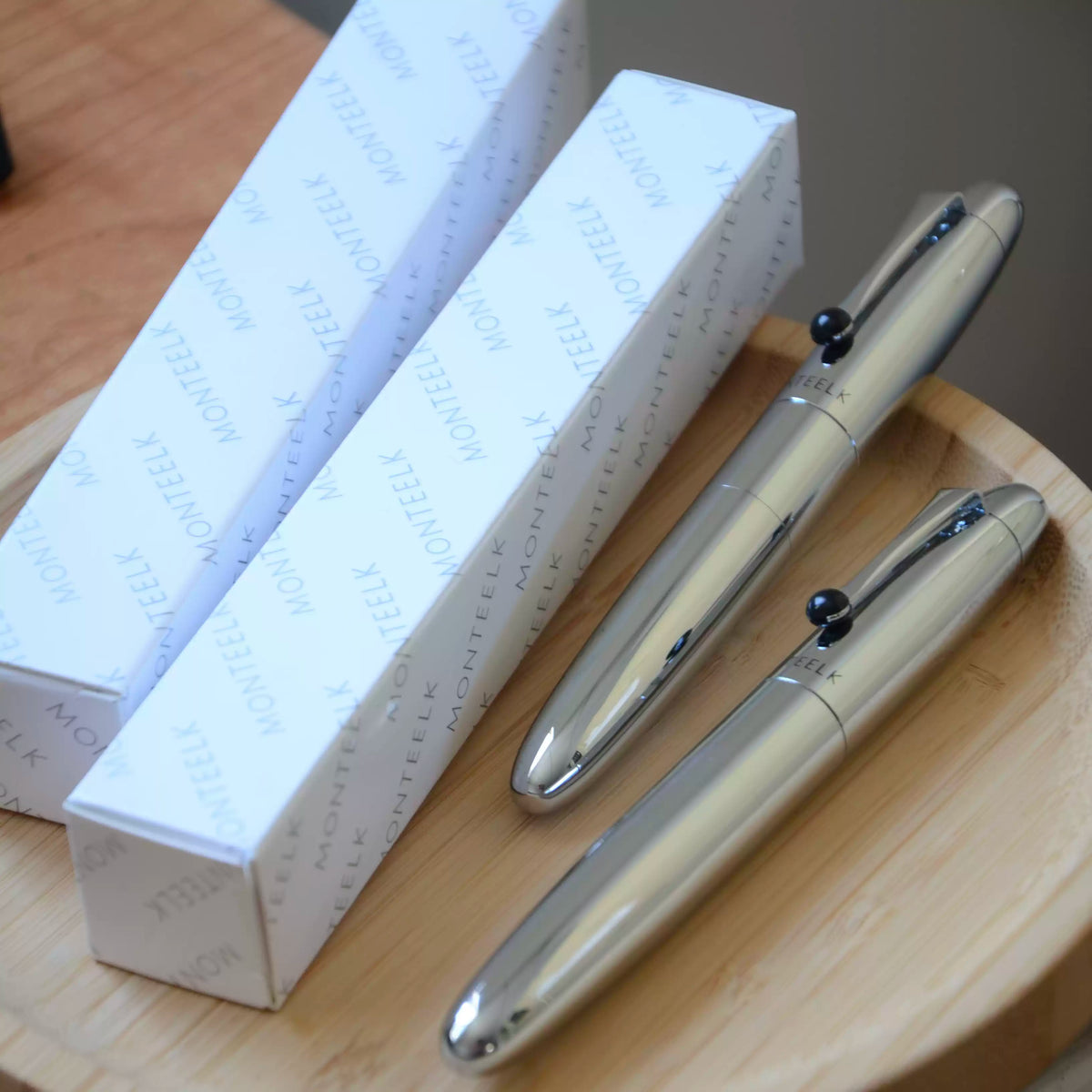 Time Capsule Chrome-Plated Brass Pen – Fountain Pen or Rollerball