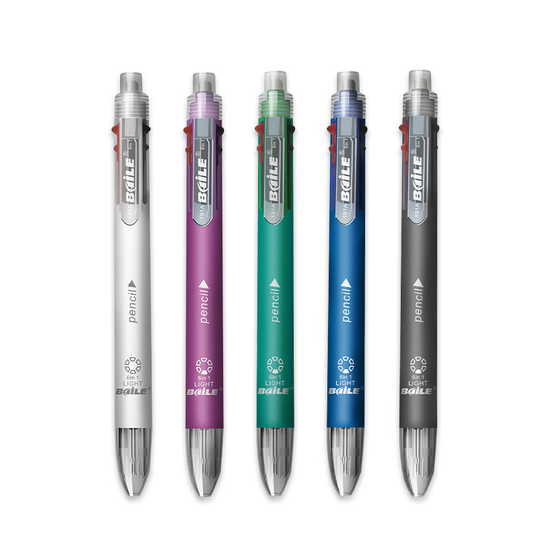 BAILE Multi Pen 5+1 Light, długopis 0,7 mm, ołówek automatyczny 0,5 mm