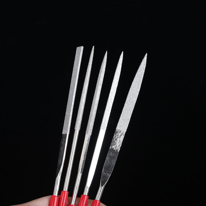 High-Precision Needle File Set 9-Piece Kit for Gundam Models,Alloy Figures & Detail Sanding