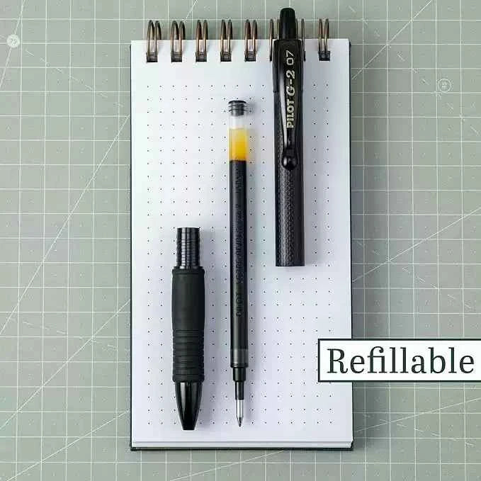 Pilot G2 Limited Gel Pen 0.7mm Matte Black Body with 1 Refill