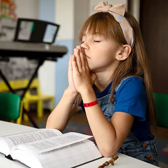 10 kleuren WWJD Wat zou Jezus doen armbanden