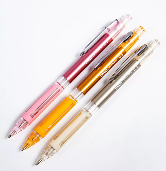 Penac UHOO SPP602 0.5mm Mechanical Pencil with Eraser & 12 HB Leads