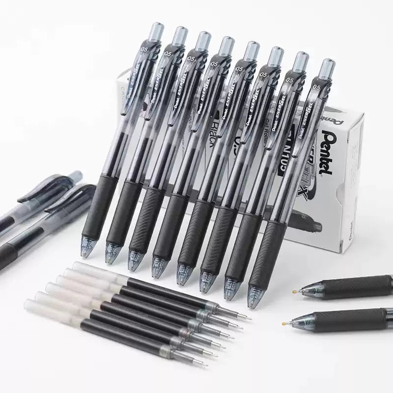 Pentel EnerGel-X BLN-105 Retractable Gel Pen 0.5mm – 6 Pack