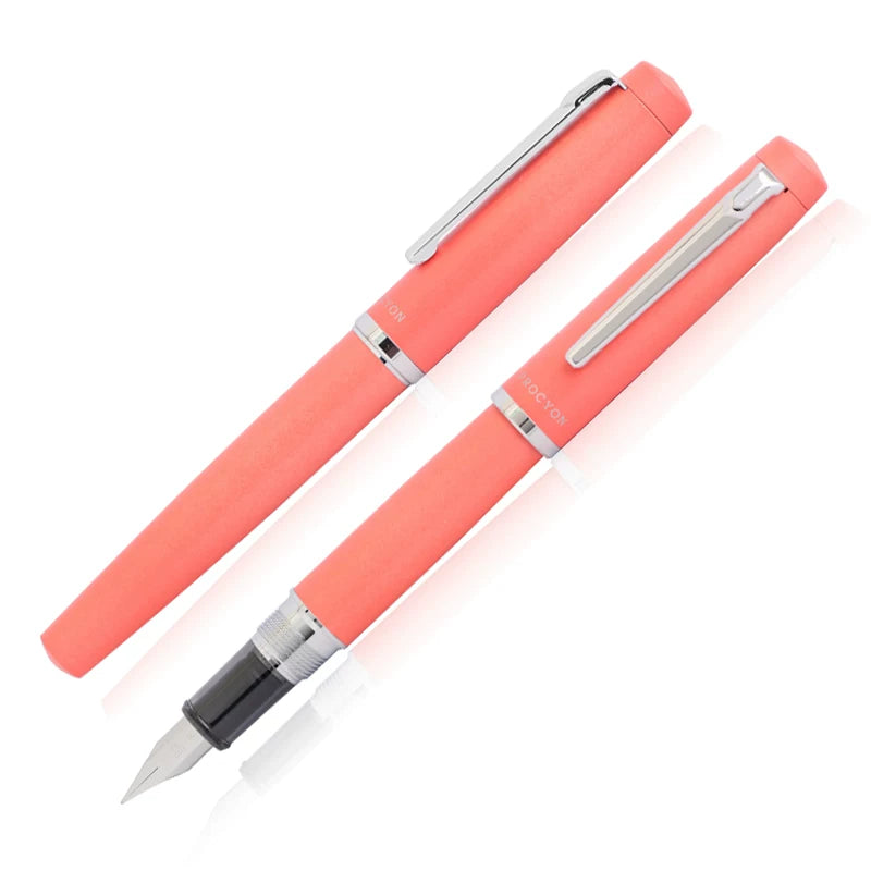 Platinum PROCYON PNS-5000 Fountain Pen – Iridium Nib | F 0.38mm / M 0.5mm | Turquoise / Persimmon / Lemon / Deep Sea / White / Carmine / Dark Mica Persimmon