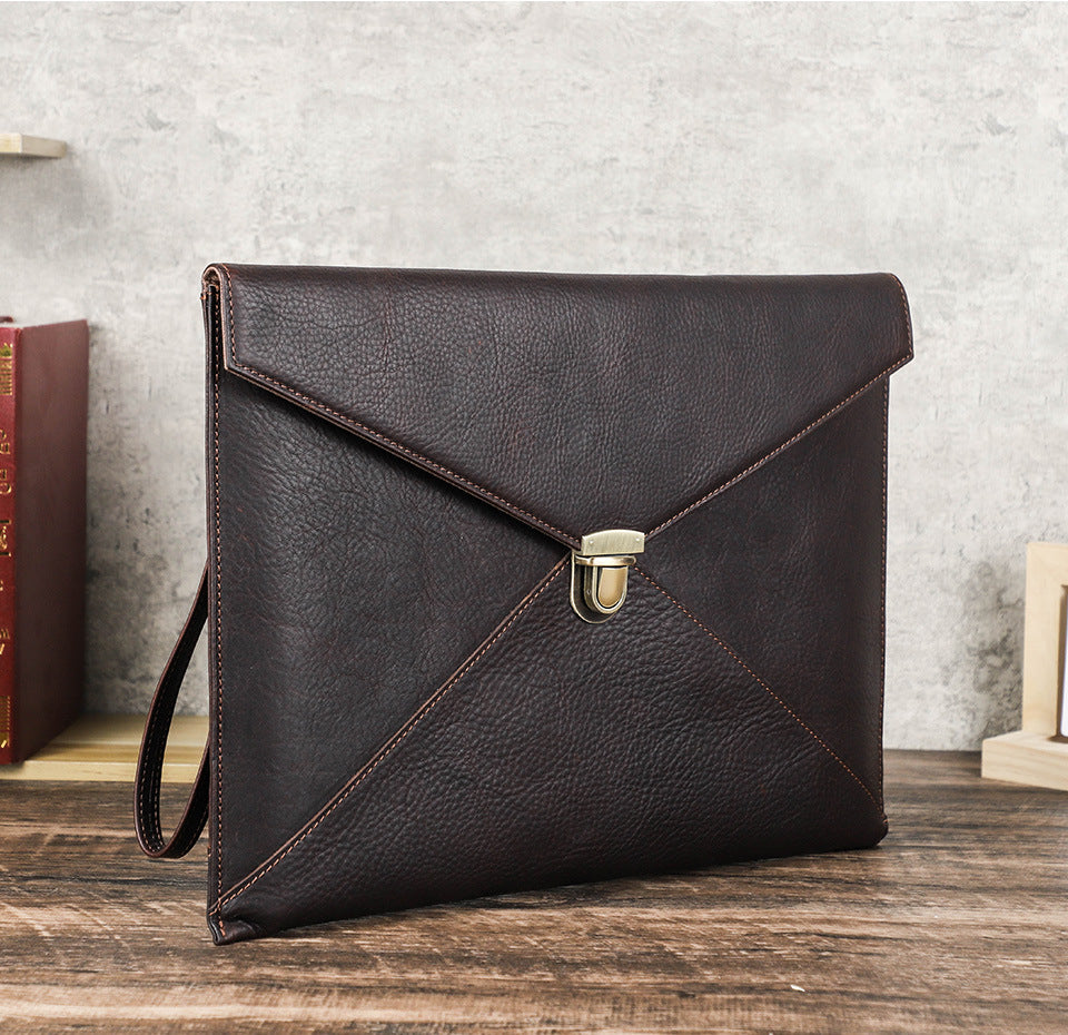Genuine Leather Envelope Sleeve for MacBook Pro 14.2” Laptop Inner Bag