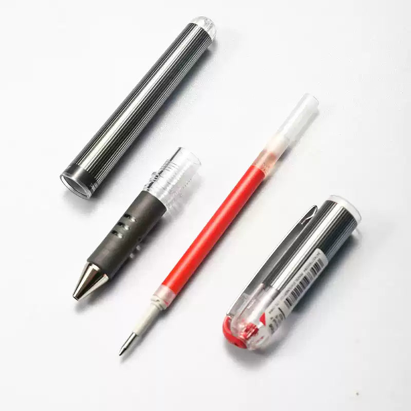 Pentel Hybrid Gel Grip Deluxe DX Rollerball Pen,0.7MM,3 Pack