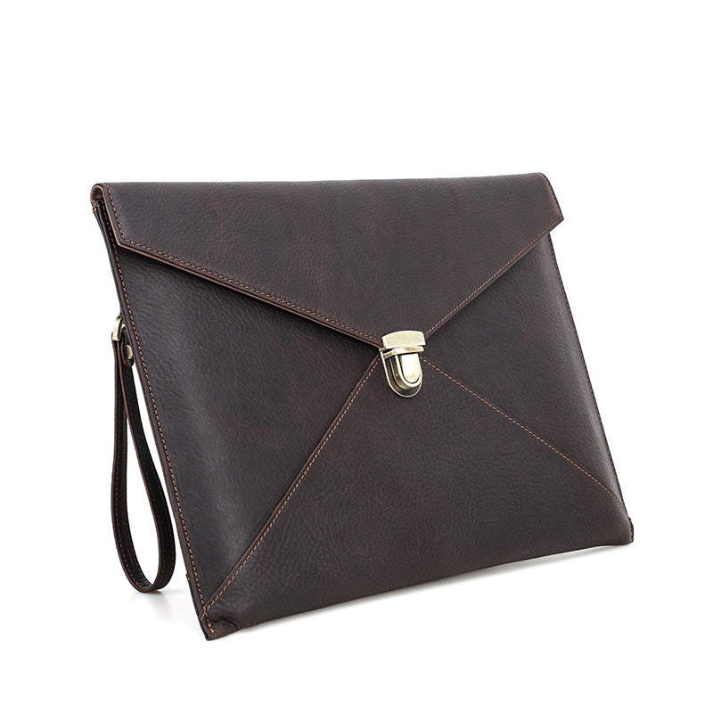 Genuine Leather Envelope Sleeve for MacBook Pro 14.2” Laptop Inner Bag