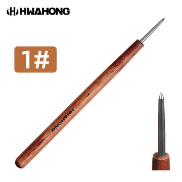HWAHONG Copperplate Engraving Needle Tool for Soft Metal, 5 Tip Options #1