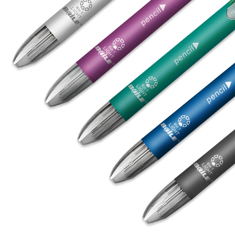 BAILE Multi Pen 5+1 Light, długopis 0,7 mm, ołówek automatyczny 0,5 mm