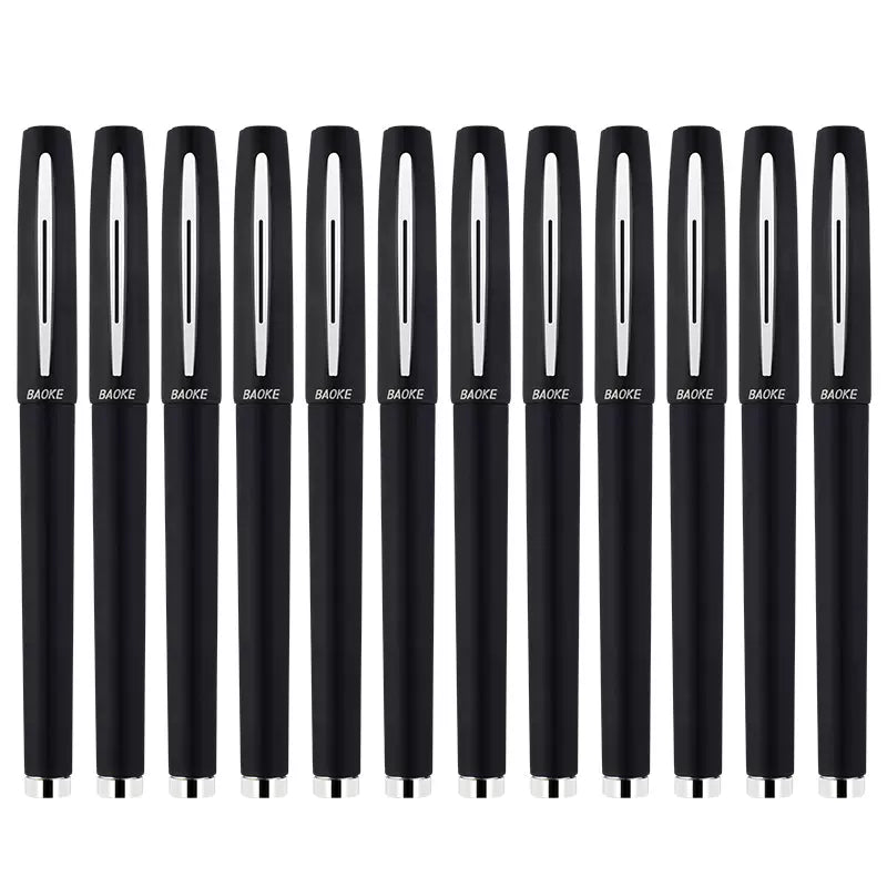 Baoke PC1828 Gel Ink Pens 0.5mm-Pack Of 12