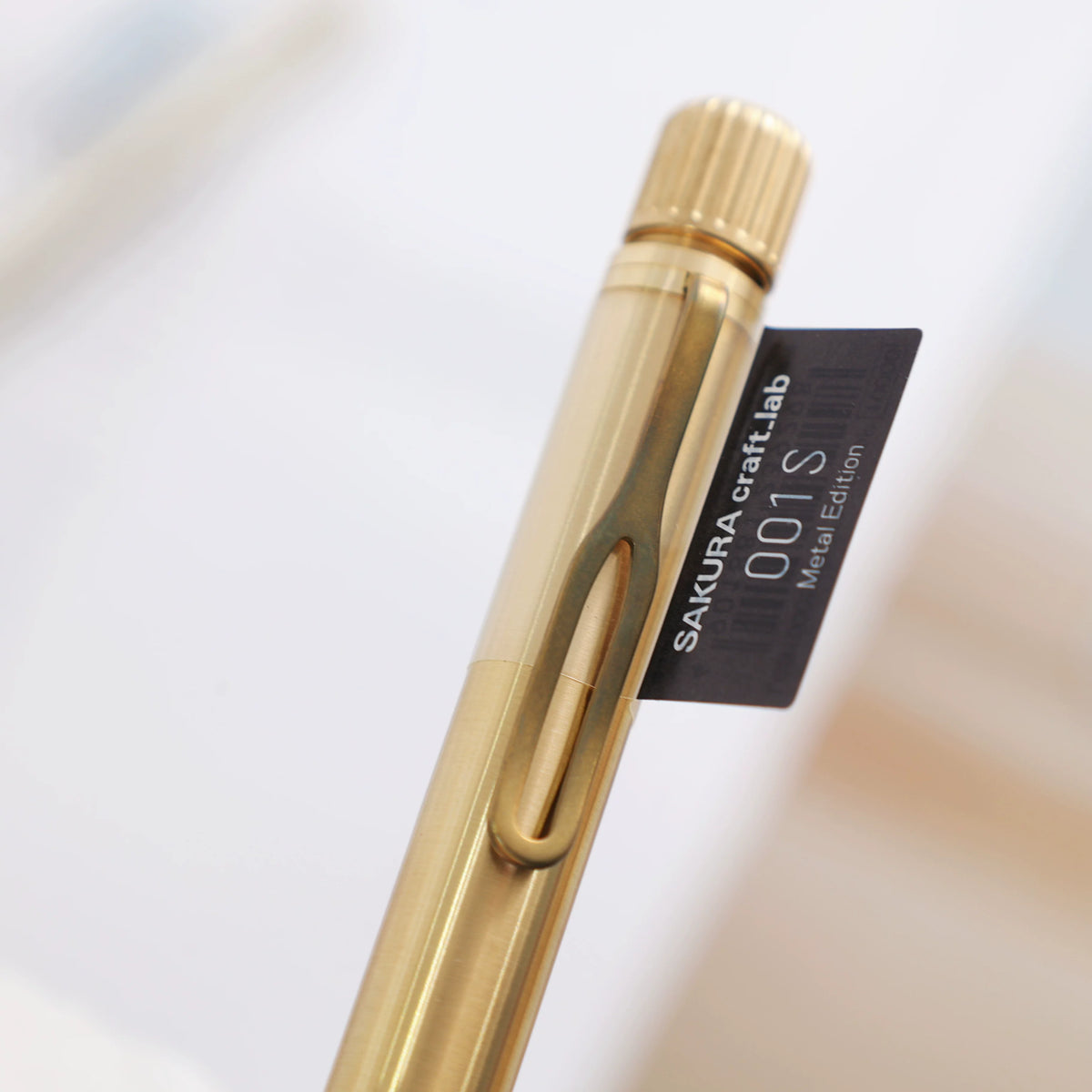 Sakura Craft Lab 001S Metal Edition Anniversary Limited Gel Pen, 0.5mm Blue-Black Ink