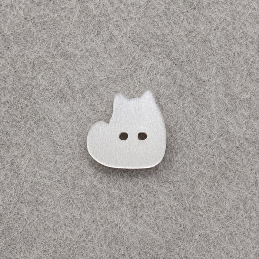 14.5mm Cute Mouse Resin Buttons – White & Orange 20pcs