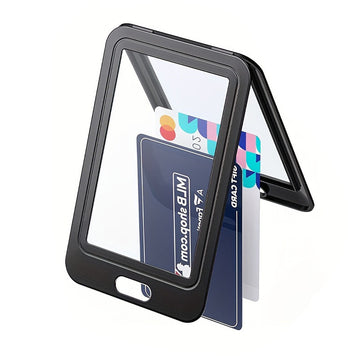 Double-Sided Clear ID Card Holder Set of 10 | Transparent PP Plastic Badge Sleeve for Student, Work, Access & Meal Cards — 7×11cm