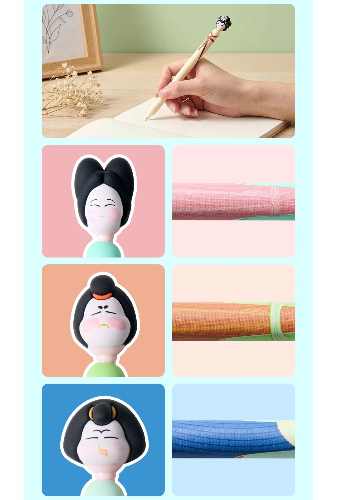 KACO POPUP x National Museum Limited Edition Click Gel Pen 3-Pack