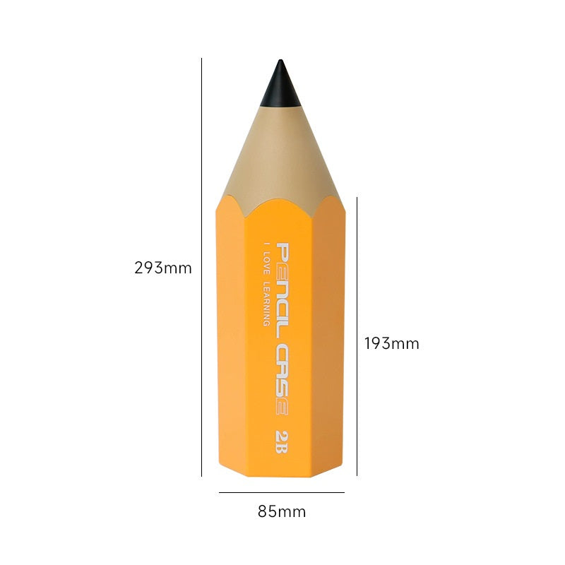 Porte-stylo en forme de crayon, organisateur de rangement de crayons de bureau à Double couche
