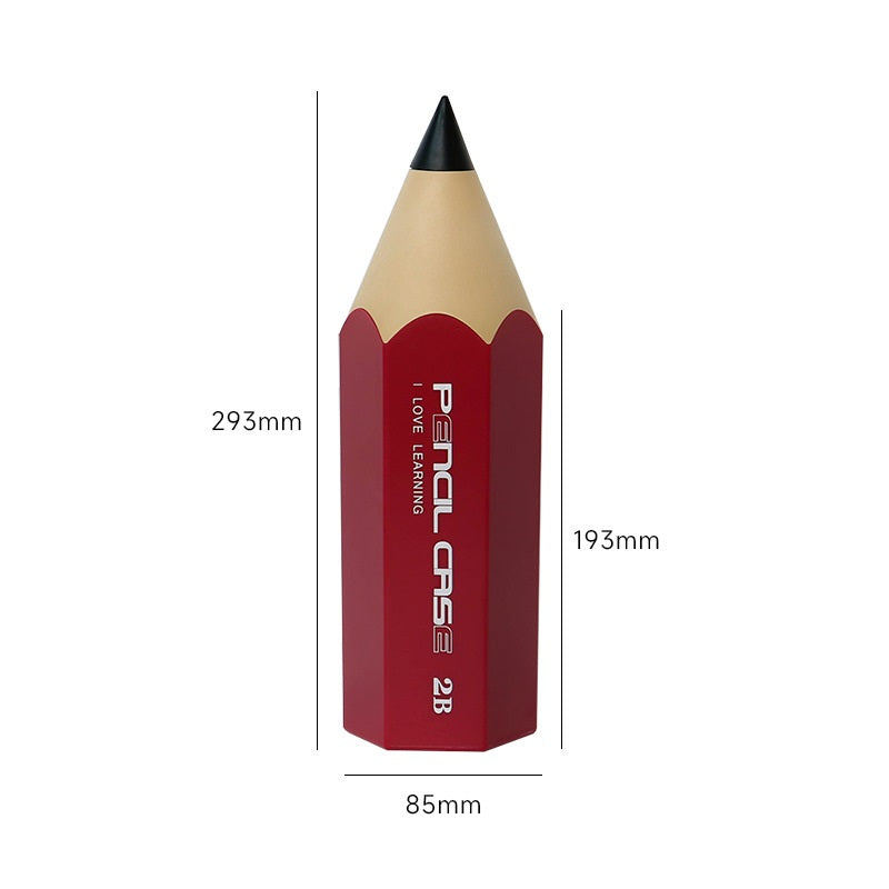 Porte-stylo en forme de crayon, organisateur de rangement de crayons de bureau à Double couche