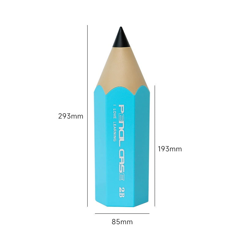 Porte-stylo en forme de crayon, organisateur de rangement de crayons de bureau à Double couche