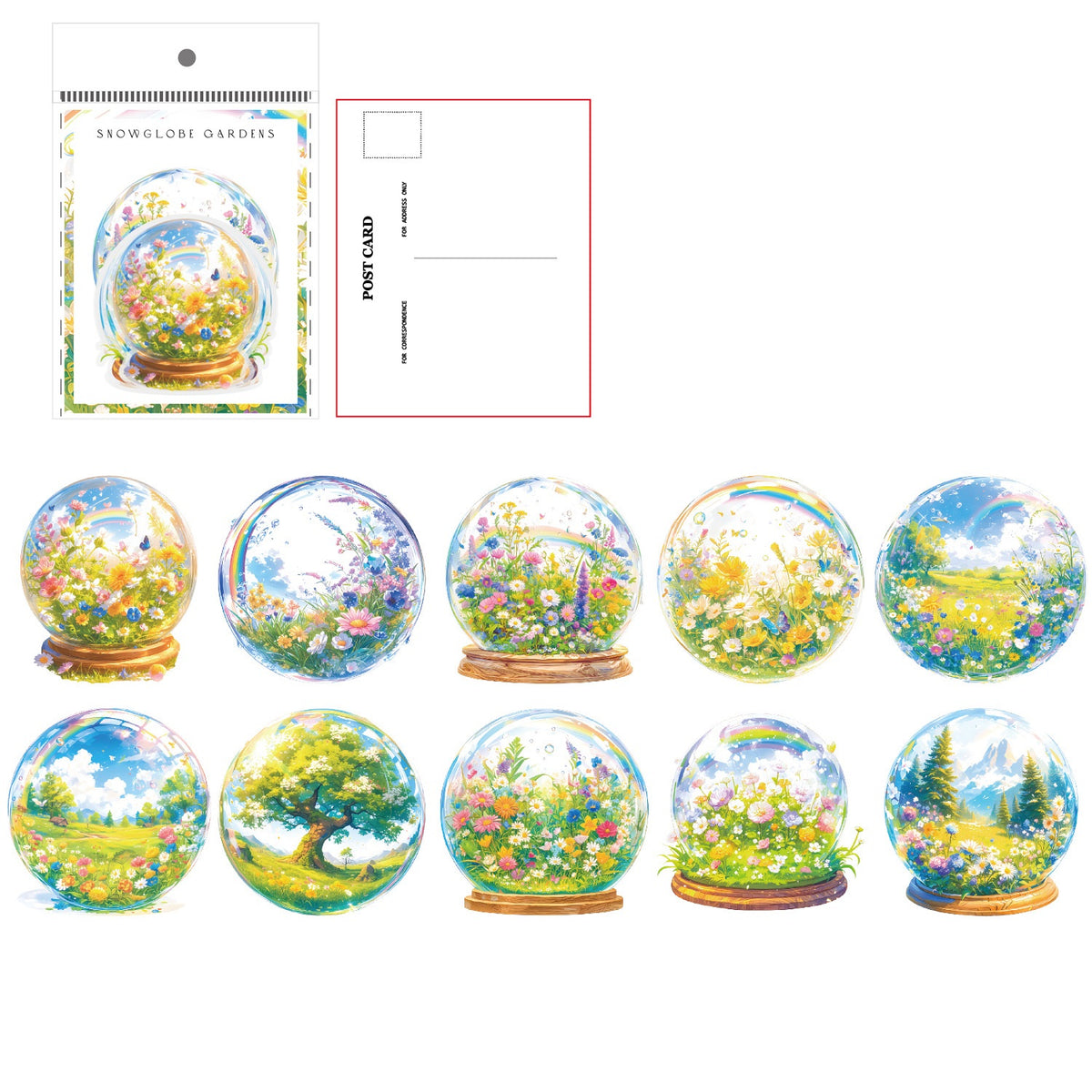 Dreamland Feather Sticker Set – 120 Sheets 70mm