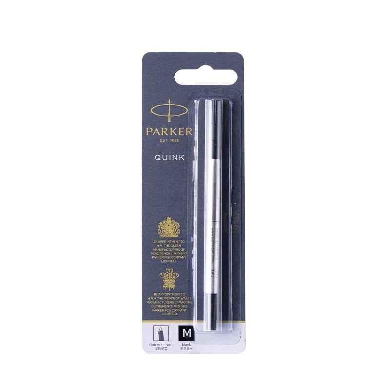 Parker Quink Rollerball Pen Refill - Fine Point/Medium - Black Medium 0.7mm