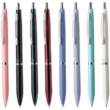 Pilot Acro Retractable Ballpoint Pen | 0.5mm Black | Hybrid Oil Ink | Vintage Resin Barrel