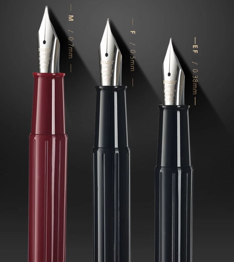 Pilot DPP70 Long Fountain Pen With Ink Converter For Calligraphy Writing