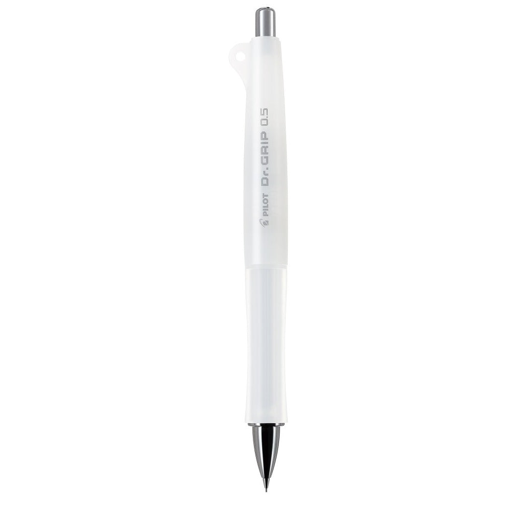 Pilot Dr. Grip Classic Shake Mechanical Pencil 0.5mm | Anti-Fatigue Grip | Limited Edition Colors Ice White