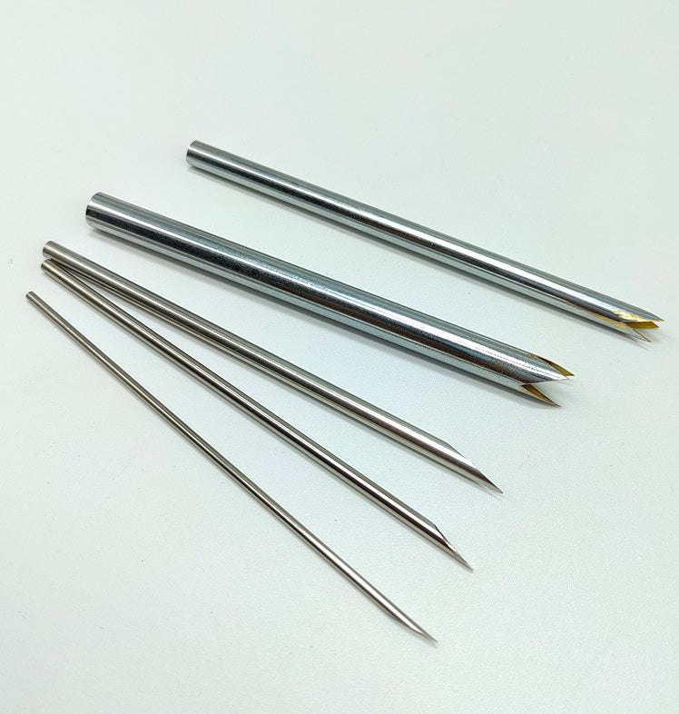 Pottery Hole Punch Tool Set of 5 – Stainless Steel Serrated Drill Cutters (2/3/4/6/8mm)
