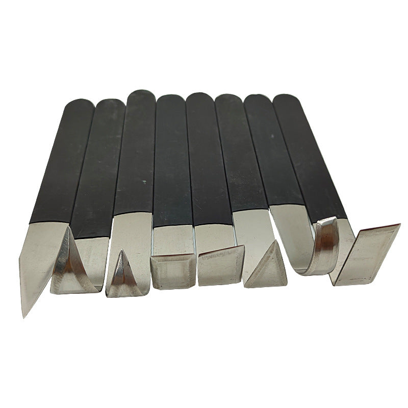 Pottery Trimming Knife Set of 8 – Sharp Clay Carving & Sculpting Tools