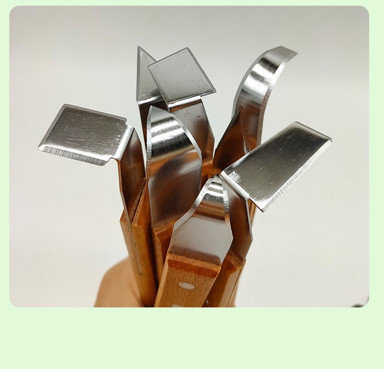 Pottery Trimming Knife Set of 8 – Sharp Clay Carving & Sculpting Tools