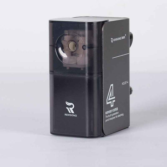 REMSONG 4TH Manual Charcoal Pencil Sharpener for Sketching Grey