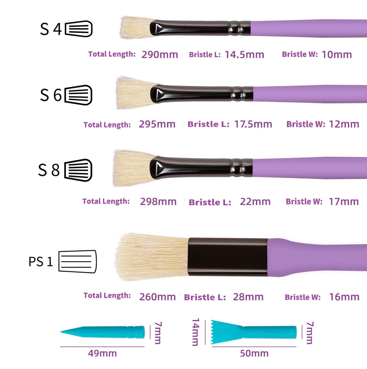 REMSONG Watercolor Brushes Professional Set 10 Pack