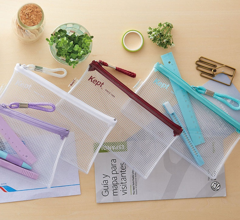 Raymey Fujii Pouch Kept PVC Mesh Pen Case