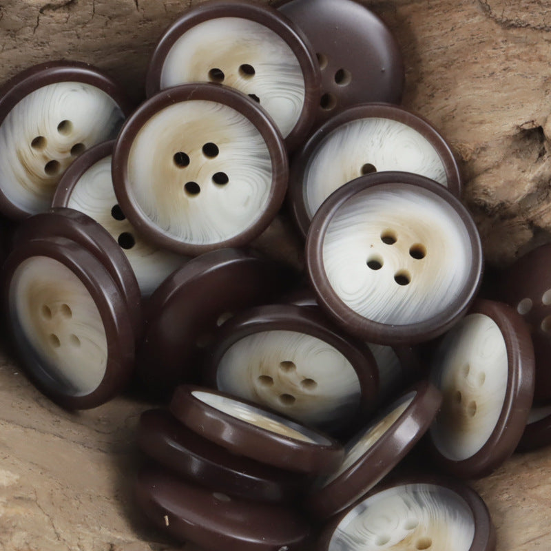 Colorful Cherry Blossom Resin Buttons for Children's Shirts,20pcs Dark Purple