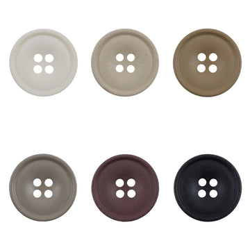 Matte Resin Coat Buttons 50 Pack