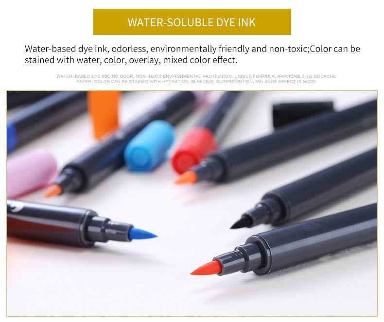 STA 3110 80 Color Double-Ended Watercolour Brush Pen