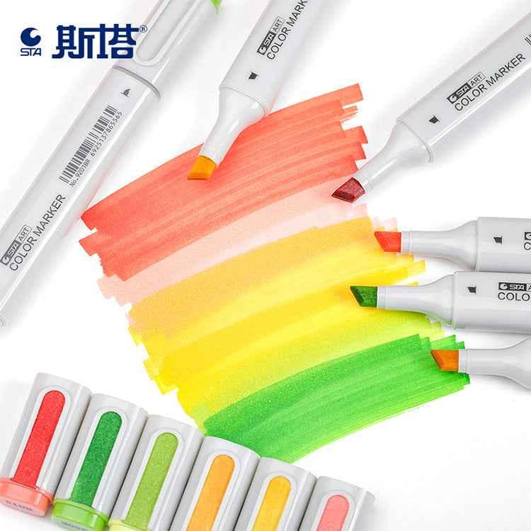 Marqueurs à alcool STA 9200 Art Premium, ensemble standard de 60/72/120 couleurs