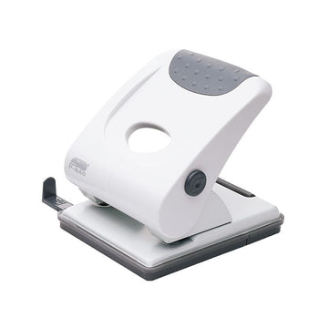 2-Hole Paper Punch Heavy-Duty 40 Sheet Capacity White