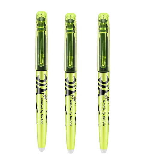 Pilot FriXion Light Erasable Highlighters, Chisel Tip, 3 Count Yellow