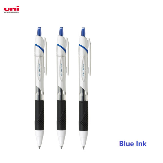 Uni Jetstream SXN-150 Ballpoint Pen 3 PACK 0.5mm White Body Blue Ink