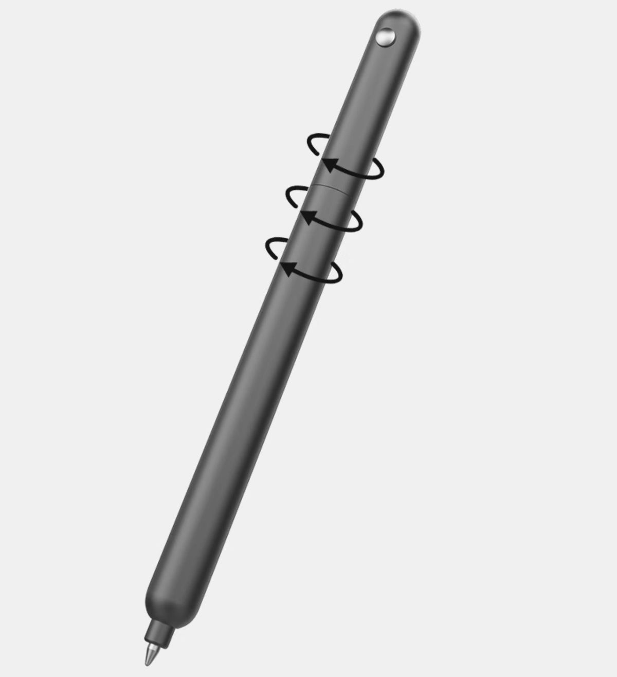 Sankou Metal Rotating Gel Pen 0.5mm Black Ink Anti-Roll