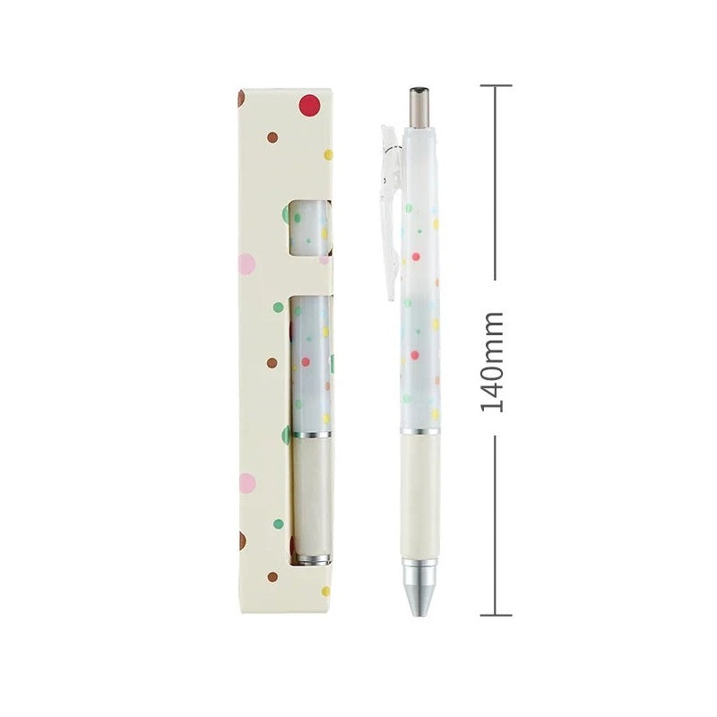 TANOOCI Polka Dot Life Limited Edition Retractable Gel Pen 5 Pack