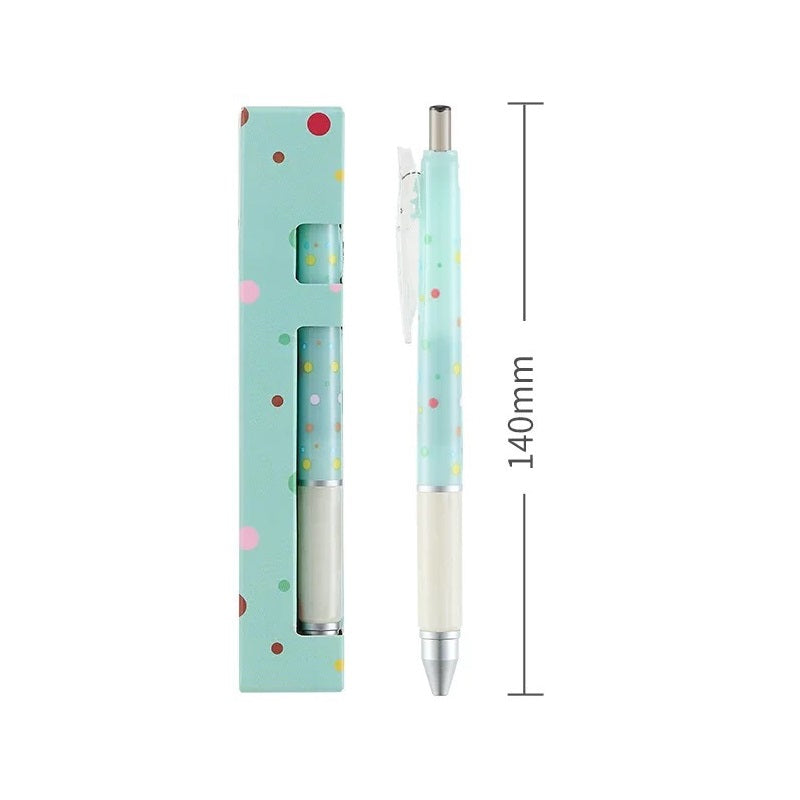 TANOOCI Polka Dot Life Limited Edition Retractable Gel Pen 5 Pack