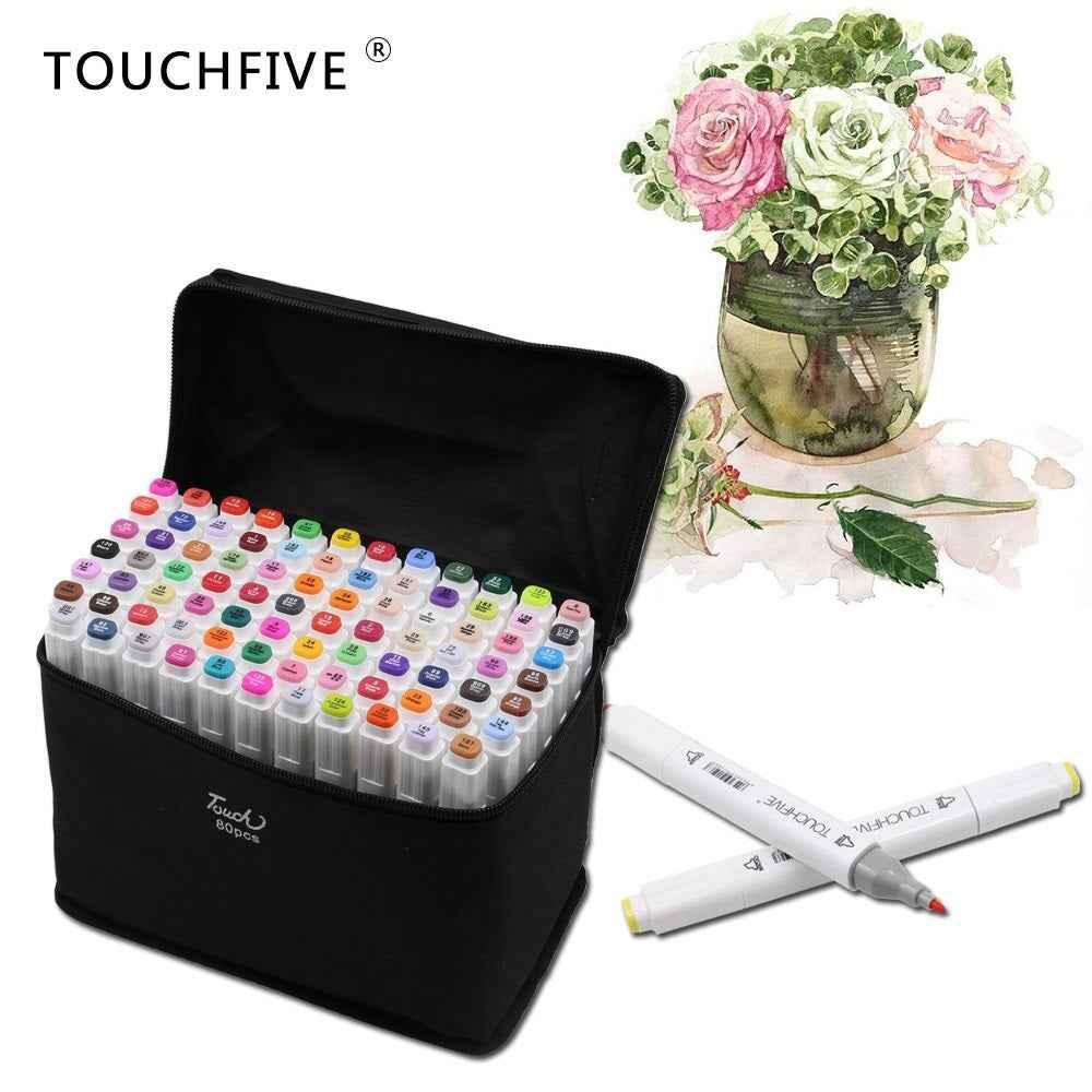 TouchFive Twin Markers 80 Farbanimationsdesign-Set