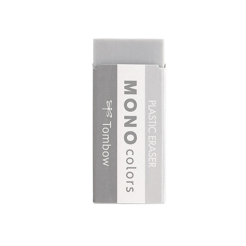 Tombow MONO Colors Plastic Eraser Set – 5 Colors (Blue/Green/Gray/Pink/Purple)