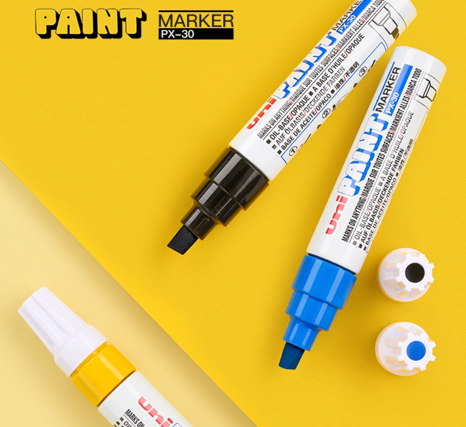 Uni-Paint Oil Based Paint Marker Pens PX-30 7 Colors