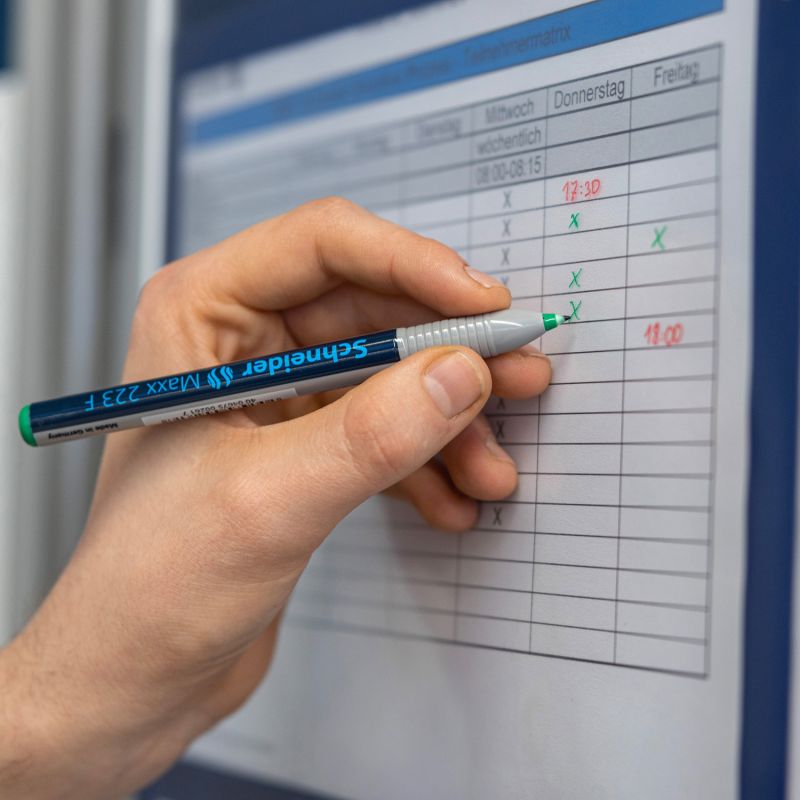 Schneider Maxx 223 F Non-Permanent Marker 0.7mm 4 Color Pack