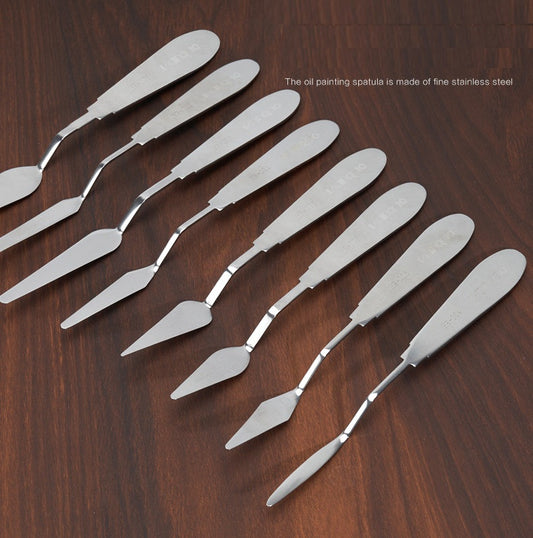 VANGAO Flexible All-Steel Palette Knife | Single Pack