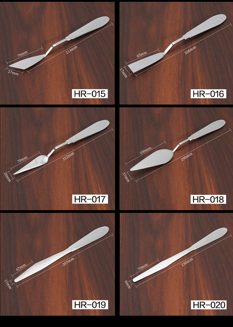 VANGAO Flexible All-Steel Palette Knife | Single Pack